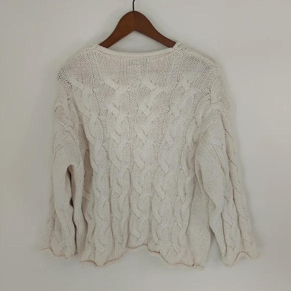 Zara Cable Knit Sweater Size Small - Picture 8 of 8